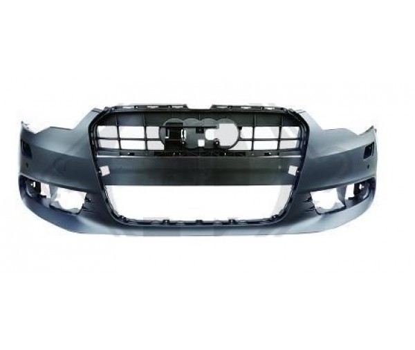 Pare chocs Avant (radars   xenon) à peindre pour Audi A6 2011-2014 199 ...